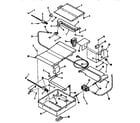 Kenmore 9113658610 broiler & oven burner section diagram