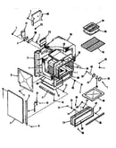 Oven body section