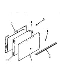 Oven door section