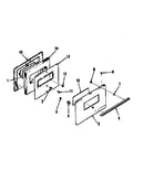 Oven door section