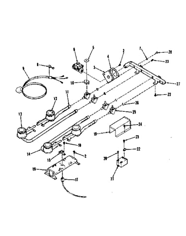 Burner section