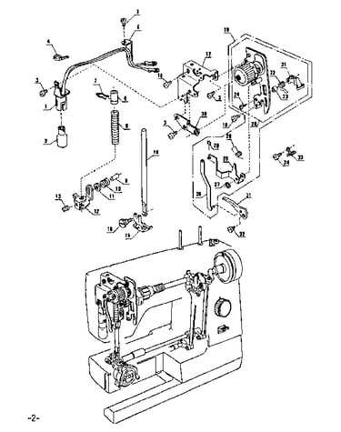 Presser bar assembly
