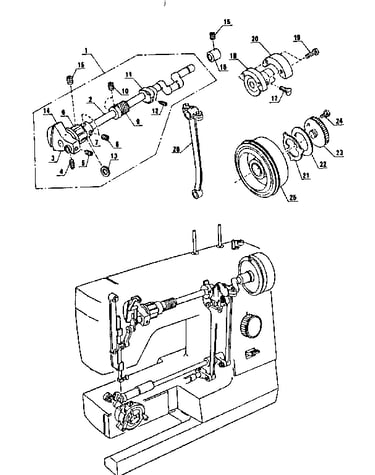 Upper shaft