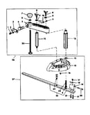 Miter gauge and hold down