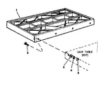Craftsman 113241691 table extension diagram