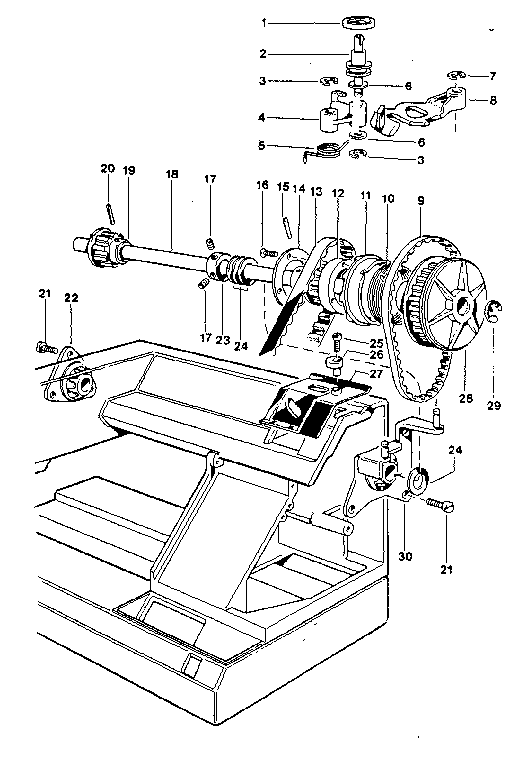 BOBBIN WINDER ASSEMBLY