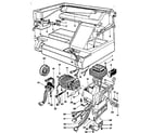 Kenmore 3401991181 motor assembly diagram