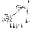Craftsman 486254030 lift mechanism - model number 486.254030 diagram