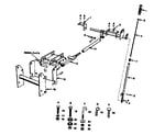 Craftsman 486254021 lift mechanism - model number 486.254040 diagram