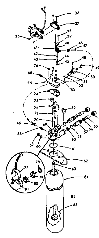 RESIN TANK, VALVING AND CONNECTING PARTS