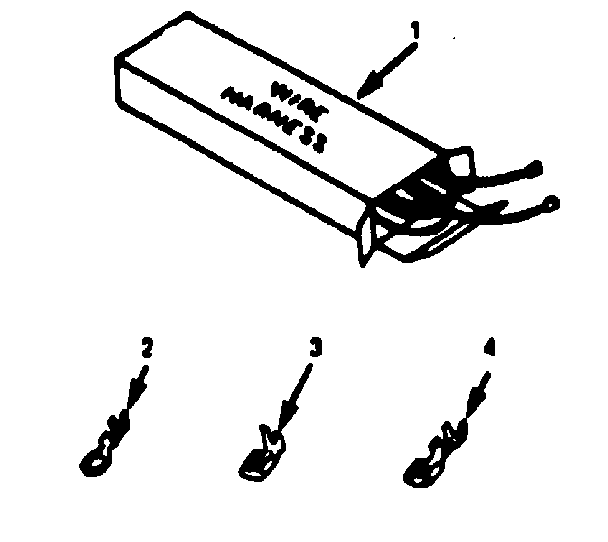 WIRE HARNESS AND COMPONENTS