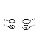 Optional porcelain pan and chrome ring kit