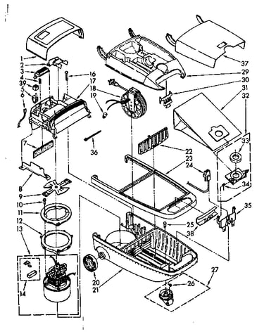 Vacuum cleaner parts