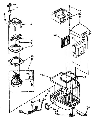 Vacuum cleaner parts