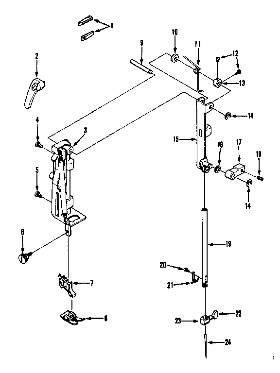 PRESSER BAR ASSEMBLY