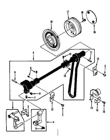 Take up lever assembly