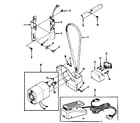 Kenmore 1581457180 motor assembly diagram