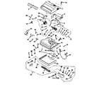 Kenmore 1758125180 nozzle and motor assembly diagram