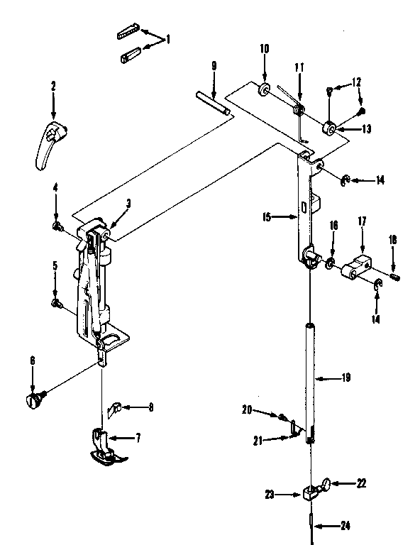 Presser foot  assembly