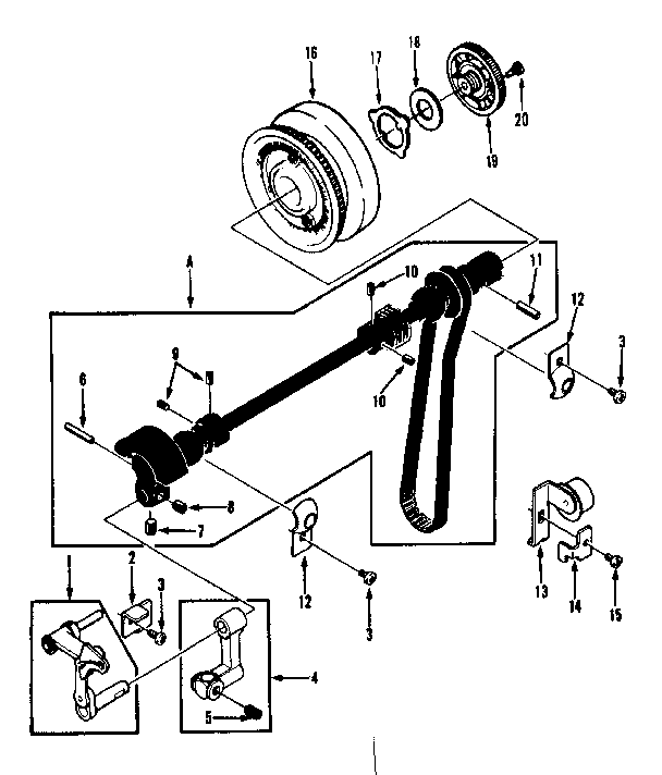 Take up lever