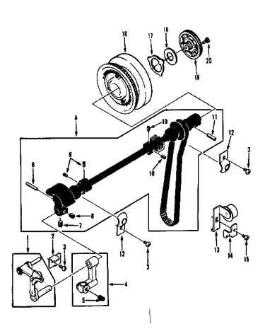 Take up lever