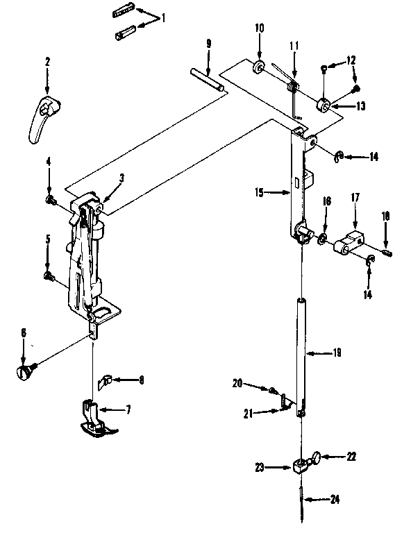 Presser foot assembly