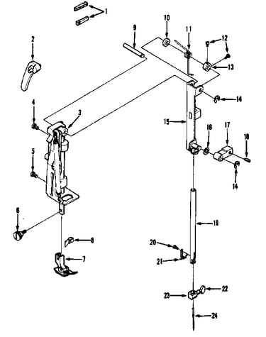 Presser foot assembly