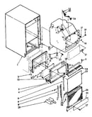 Cabinet, liner and door components