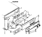 Kenmore 1988814831 escutcheon and control components diagram