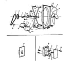 Kenmore 758638001 functional replacement parts diagram