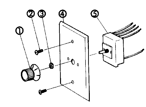 REPAIR PARTS 7 POSITION SWITCH MODEL 661.625202