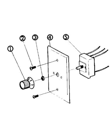 Repair parts 5 position switch model 661.625102