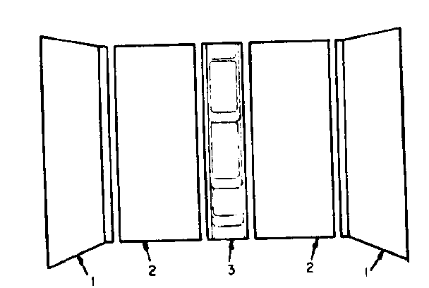 Sectionalized bathtub