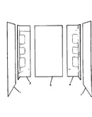 Sectionalized bathtub