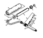Craftsman 165155400 9" roller assembly diagram
