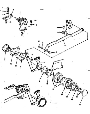 Zigzag cam gear assembly
