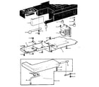 Kenmore 1581212180 shuttle cover and work table diagram