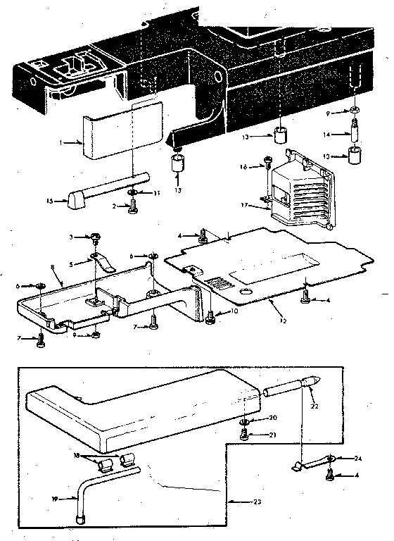 SHUTTLE COVER AND WORK TABLE