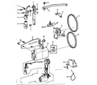 Kenmore 1581212180 motor assembly diagram