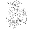 Kenmore 9117318511 illustration for broiler & oven burner section diagram