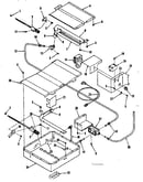 Illustration for broiler & oven burner section
