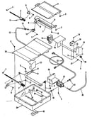 Illustration for broiler & oven burner section