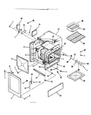 Illustration for oven body section