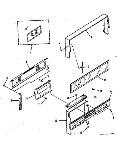 Illustration for backguard section