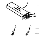 Kenmore 9117378510 illustration and parts list for wire harnesses and component diagram