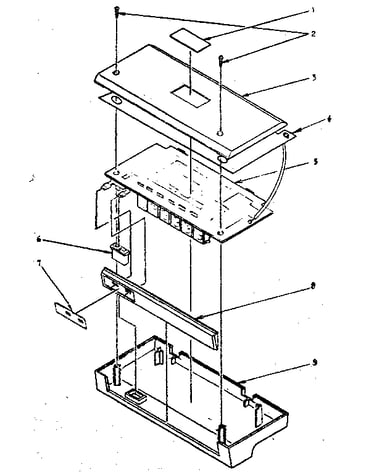Main unit exploded view