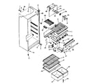 Kenmore 2538648003 cabinet parts diagram