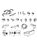 Ice maker installation parts