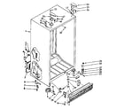 Kenmore 1068562830 cabinet parts diagram