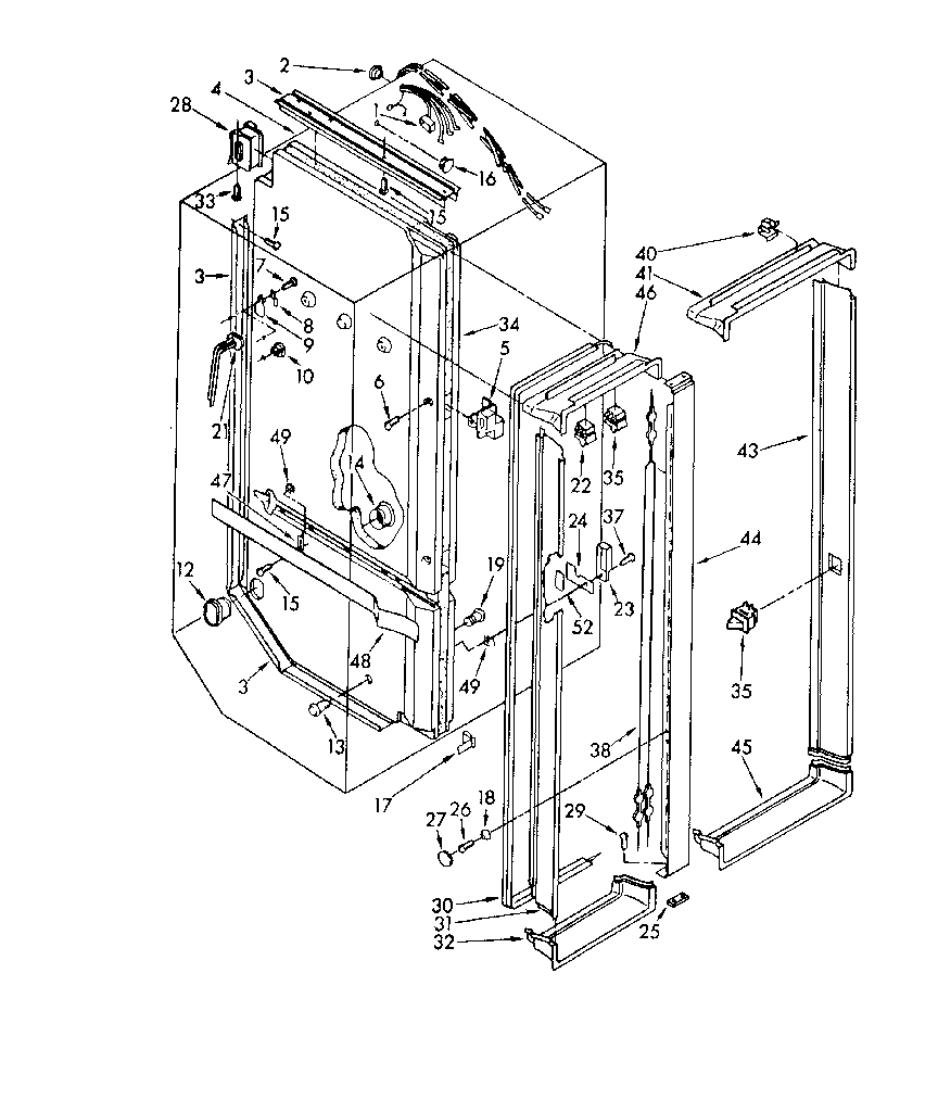 Breaker trim and liner parts